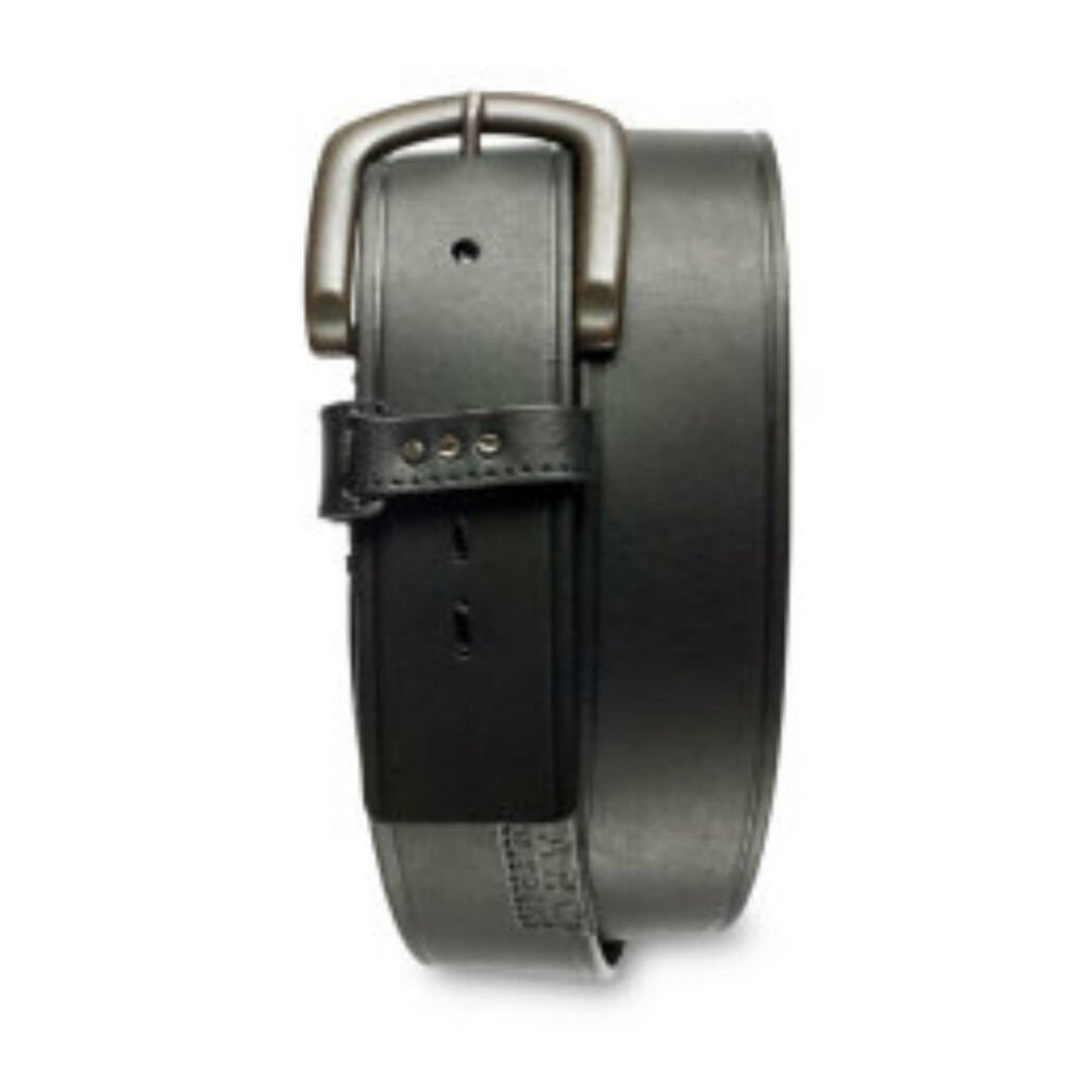 Andrew Marc Black Leather Dayton Belt ( 32 )